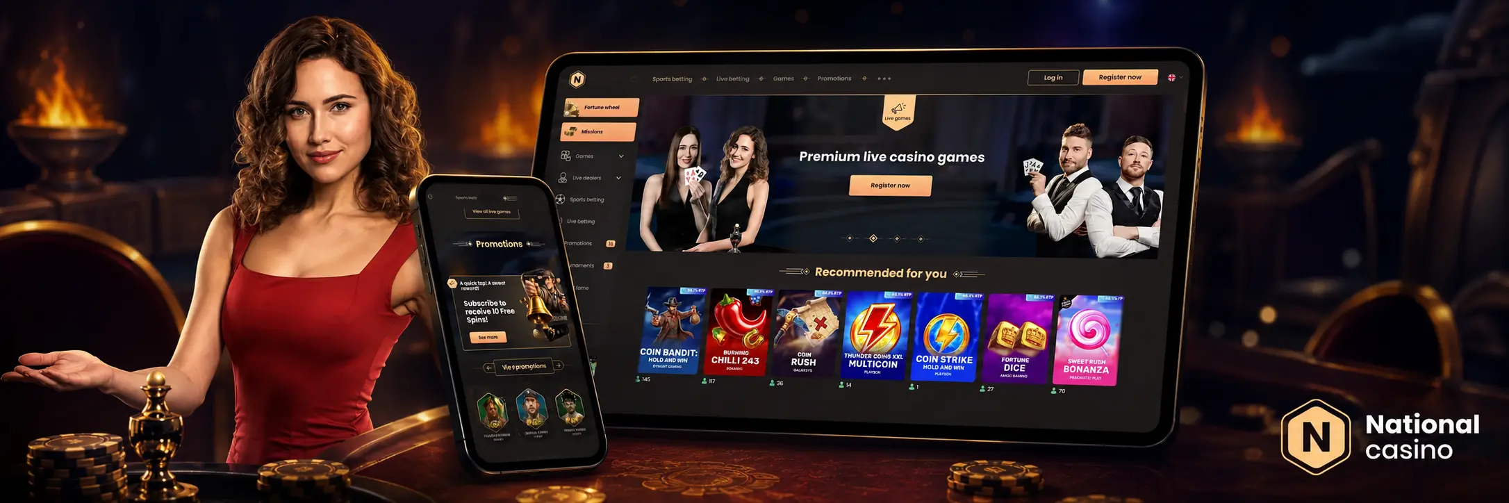 Podpora National Casino